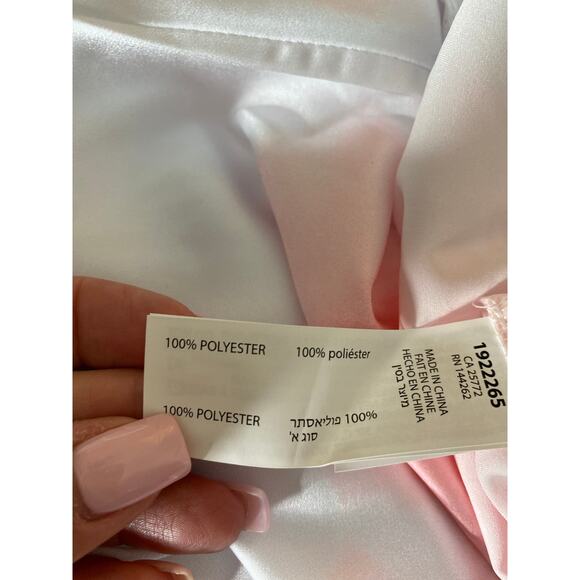 Dex Tie Dye Satin Slip Midi Dress Pink - Picture 3 of 8